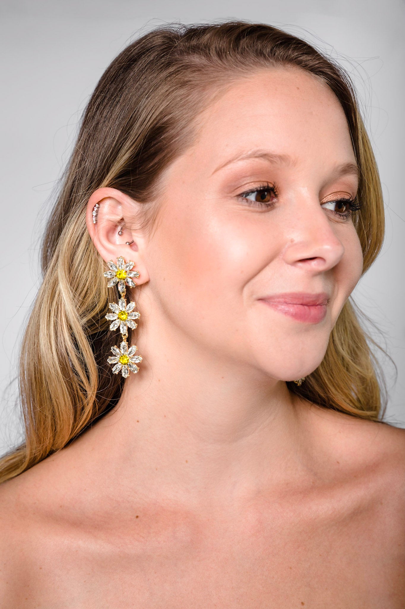 Running Late Flower Earrings